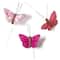 16 Packs: 3 ct. (48 total) Mini Pink Feather Butterflies by Ashland®